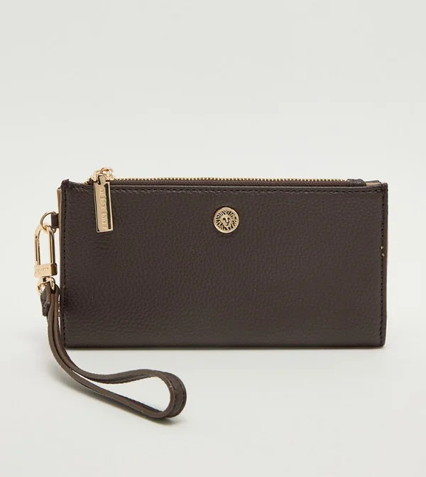 آن كلاين Anne Klein Textured Zippered Wallet